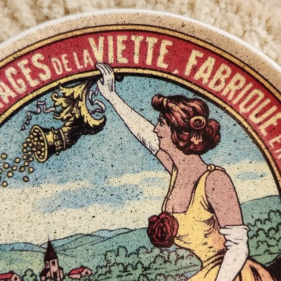 Camembert Des Paturages 6 1/2" Plate By Arlington Designs - Picture 3 of 5